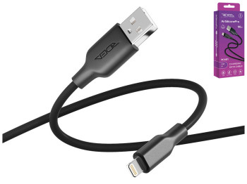 Кабель USB Ridea RC-AI21 AirSiliconePro 12W Lightning Цвет Черный