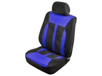 Набор чехлов VSC-38261V-6 "Velur" передний (цена за набор 6шт) черно-синий