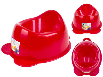 Горшок детский "Панда" (цвет красный) Консенсус