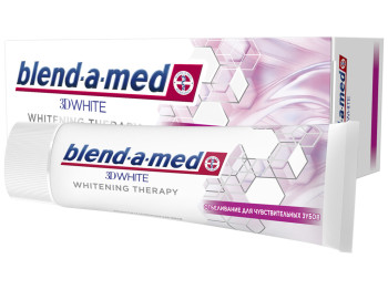 Зубна паста Blend-a-med 3D White Whitening Therapy Відбілювання для чутливих зубів 75мл
