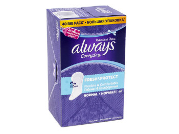 Прокладки ежедневные Always "Everyday Fresh&Protect Normal" (цена за уп. 40шт)