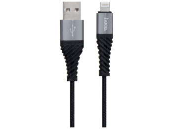 Кабель USB Hoco X38 Cool Lightning Цвет Чёрный