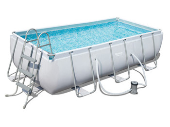 Бассейн каркасный прямоугольный Power Steel. Bestway 56441