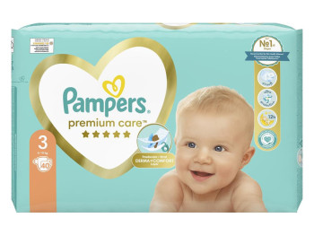 Подгузники Pampers Premium Care Midi, размер 3 (6–10 кг), 40шт
