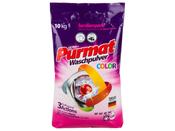 Стиральный порошок для цветного белья Purmat Color, 10 кг