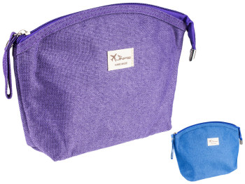 Косметичка дорожня Hand Made 23,5х7х16см (кольори асорті)