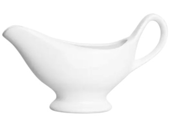 Соусник с ручкой Extra White, фарфор, 150мл, цвет белый