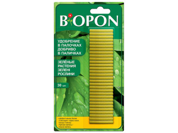 Добриво в паличках BIOPON для зелених рослин 30шт