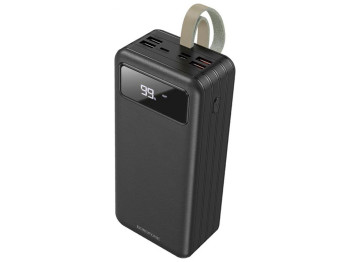 Універсальна мобільна батарея Borofone DBT09 with light 60000 mAh Колір Чорний