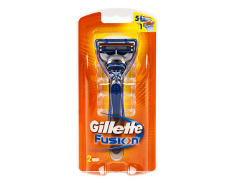 Бритва с 2 сменными кассетами Gillette "Fusion" (цена за набор 1шт)