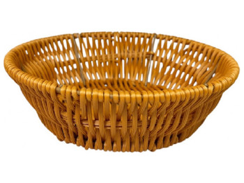 Корзина для хлеба и фруктов, 25х7см, светло коричневая