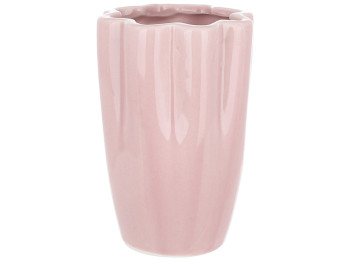 Ваза Фіорі, 16,5см, колір - пудровий