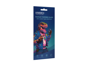 Захисне скло Armorex 5D High-Alum AntiDust для iPhone 16 Pro Max, чорний