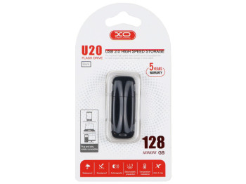 USB флеш-накопитель XO U20 128GB, Чёрный