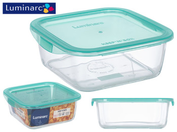 Контейнер скляний Luminarc Keepn Box з пластиковою кришкою 1220мл 85188
