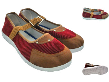 Балетки жіночі/підліткові бордо, лита підошва (35 розмір, маломірять) РОЗПРОДАЖ