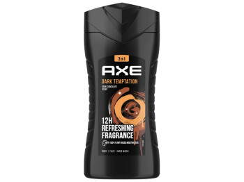 Гель для душу чоловічий Axe Dark Temptation 3в1, 250мл