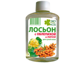 Лосьйон косметичний "ЕкоКод з обліпихою і липою" (для сухої шкіри) в флаконі 100мл