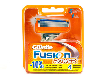 Картриджі змінні Gillette Fusion Power для станка 4шт