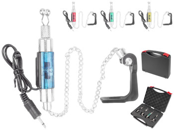 Набор свингеров электронных в кейсе Sams Fish с подсветкой (цена за набор 4шт)