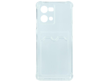 Чехол Pocket Card Transparent case для Oppo Reno 7 4G Цвет Transparent