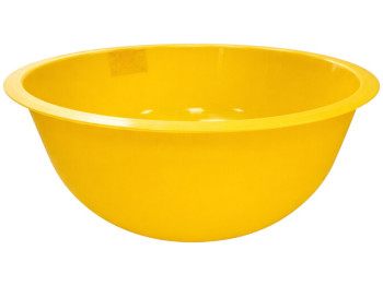 Миска кухонна Консенсус, пластик, 4л, 27,5×14,5см, колір жовтий
