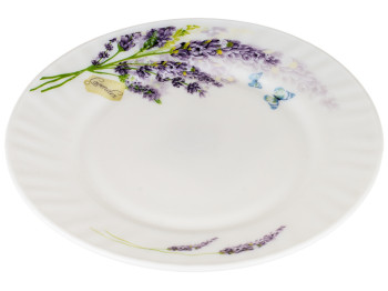 Тарелка стеклокерамическая "Лаванда" (1065) 7" 18см