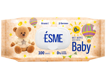 Влажные салфетки детские Esme 100шт
