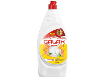 Засіб для миття посуду Galax, концентрований, цитрусовий мікс, 950мл