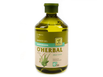 Органический гель для душа O’Herbal "Увлажняющий с экстрактом алоэ-вера" 500мл