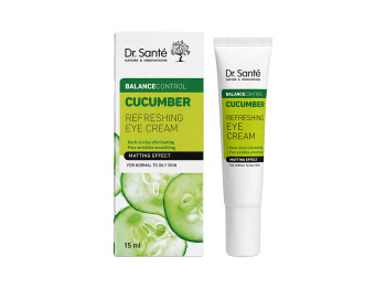 Крем для кожи вокруг глаз Dr.Sante Cucumber Balance, с экстрактом огурца и витаминами A, E, 15мл