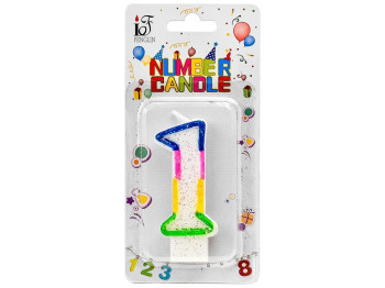 Свічки-цифри для торта, 1