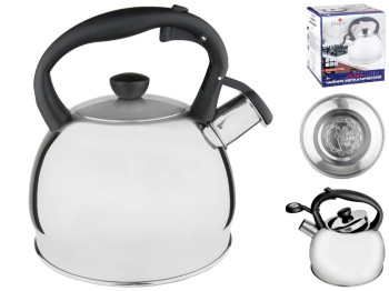 Чайник Stenson нержавеющая сталь, одинарное дно 1,7л