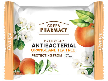 Мыло туалетное Green Pharmacy Антибактериальное Апельсин и чайное дерево 100г