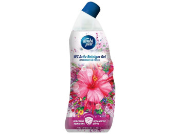 Гель для чистки унитаза Ambi Pur Pink Hibiscus & Rose, аромат гибискуса и розы, 750мл