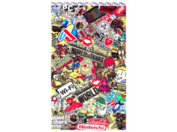 Наклейка Pazzle Sticker Bomb P-03 300х500мм
