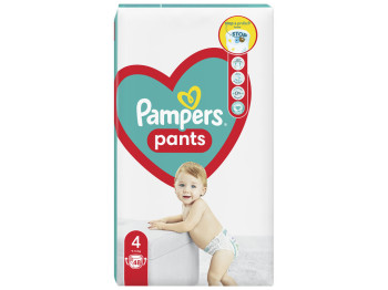 Подгузники-трусики одноразовые для мальчиков и девочек Pampers Pants Размер 4 Maxi 9-15кг 48шт