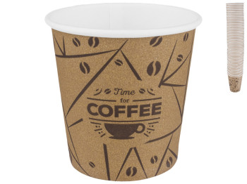 Стакан бумажный PRO service "Coffee Time" 110мл 50шт 43115300