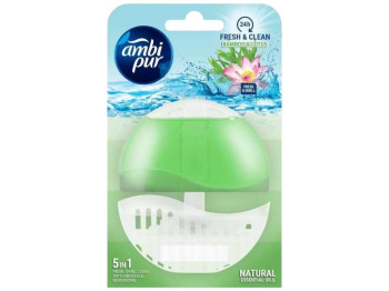 Блок-освежитель для унитаза Ambi Pur Bamboo & Lotus, аромат бамбук и лотос, 55мл