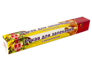 Рукав для запікання з кліпсами Norma 3м в коробці 89017