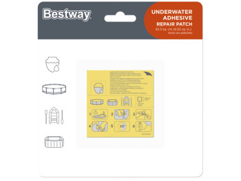 Ремкомплект клей + плівка Bestway 62091
