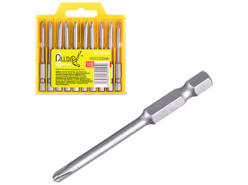 Набор бит магнитных для шуруповерта Alloid, PH2 65мм, S2, SB-12065 (цена за набор 10шт)