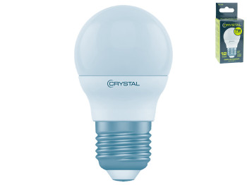Лампа светодиодная шар Crystal Led G45-006 G45 7W цоколь-Е27-стандарт, холодный белый свет
