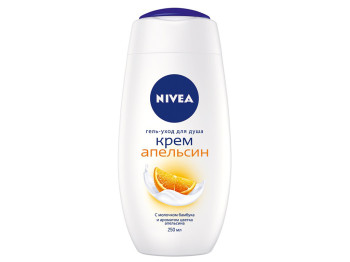 Гель-догляд для душу Nivea "Крем апельсин" 250мл