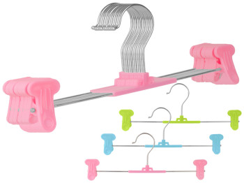 Вешалка для брюк с прищепками Plastic 28см (цена за уп. 10шт) R100716
