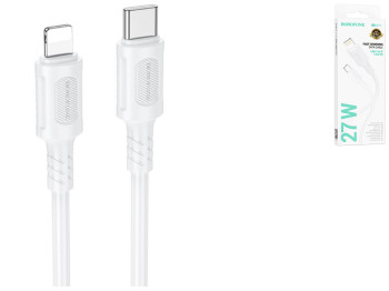 Кабель USB Borofone BX111 PD27W Type-C to Lightning Цвет Белый