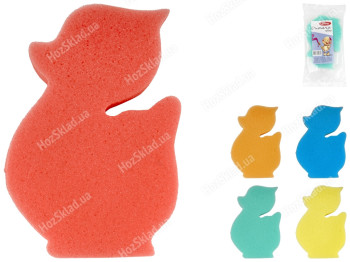 Губка-мочалка детская Vivat 1шт