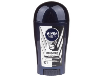 Дезодорант-антиперспірант для чоловіків Nivea men "Невидимий захист" original для чорн. і біл. 40мл
