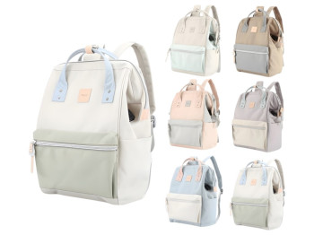 Рюкзак Himawari з відділенням для ноутбука та USB-портом, поліестер, 48×28×17см