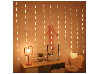 Гирлянда-занавеска светодиодная Christmas rain 100 диодов, 2,5x1,2м